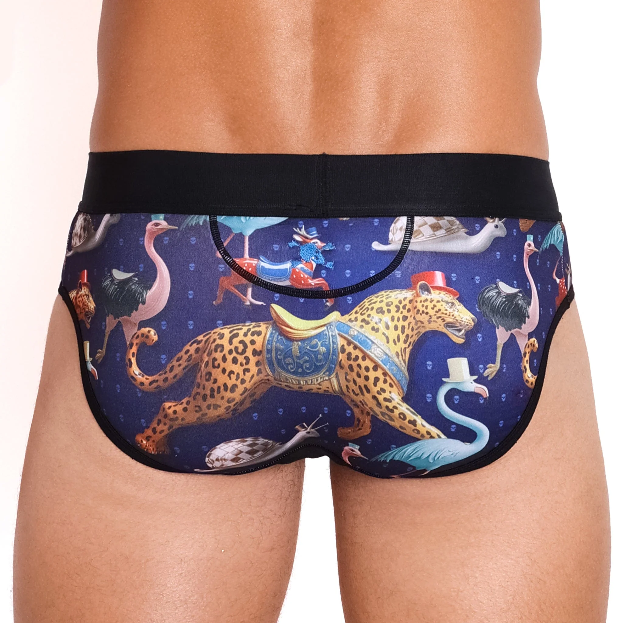 Carnival Animal Print Brief - Image 3
