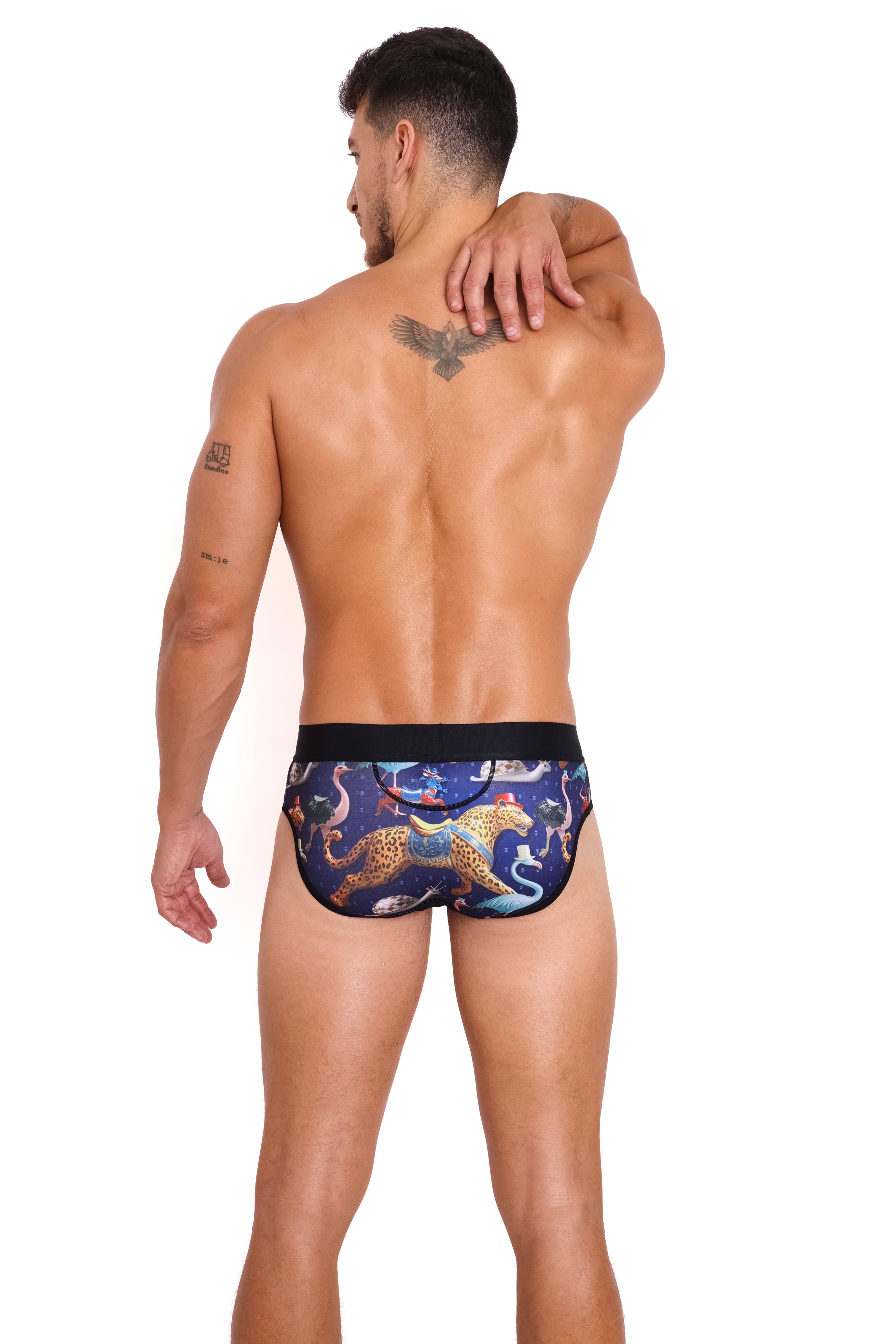 Carnival Animal Print Brief - Image 6