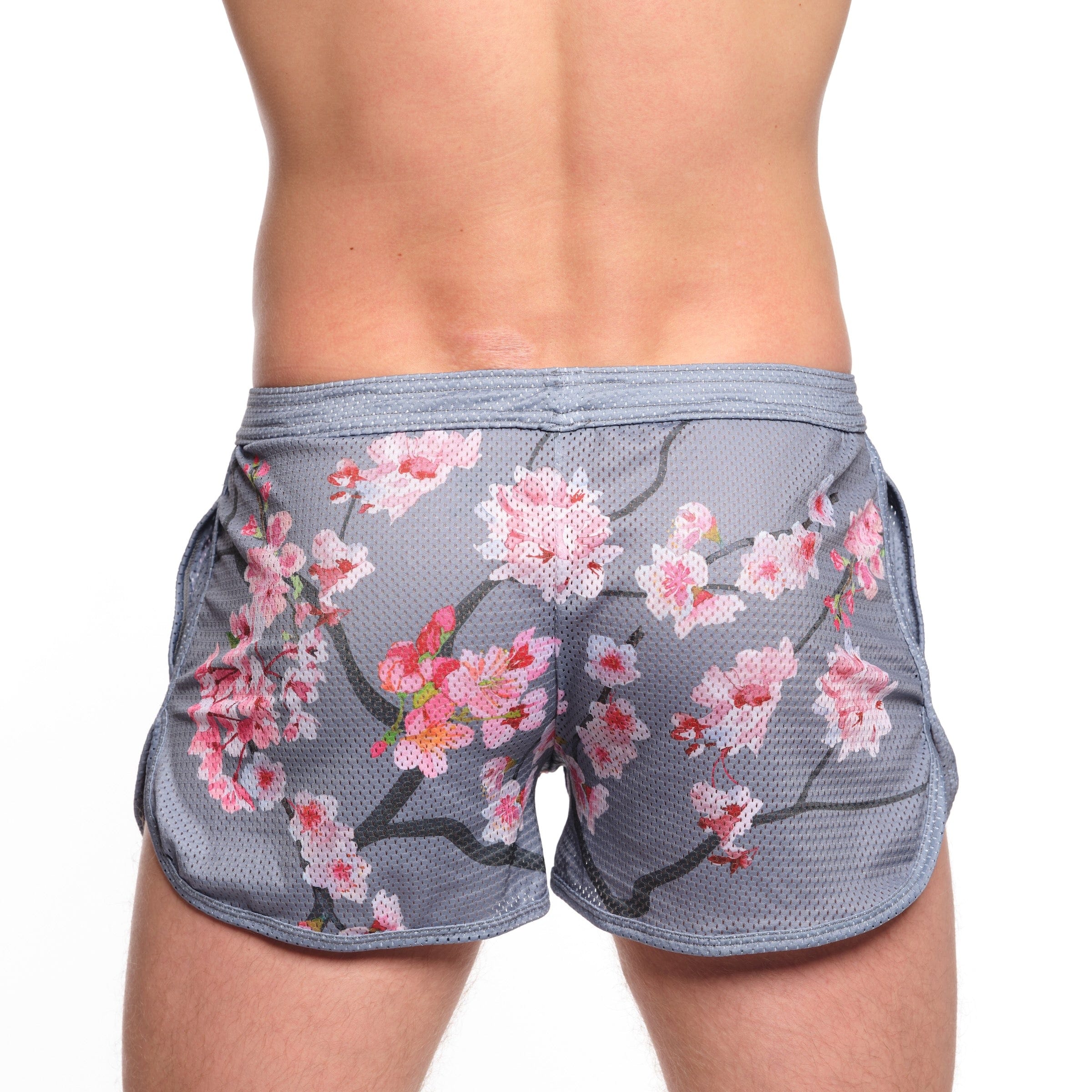 Cherry Blossom Mesh Short Grey - Image 4