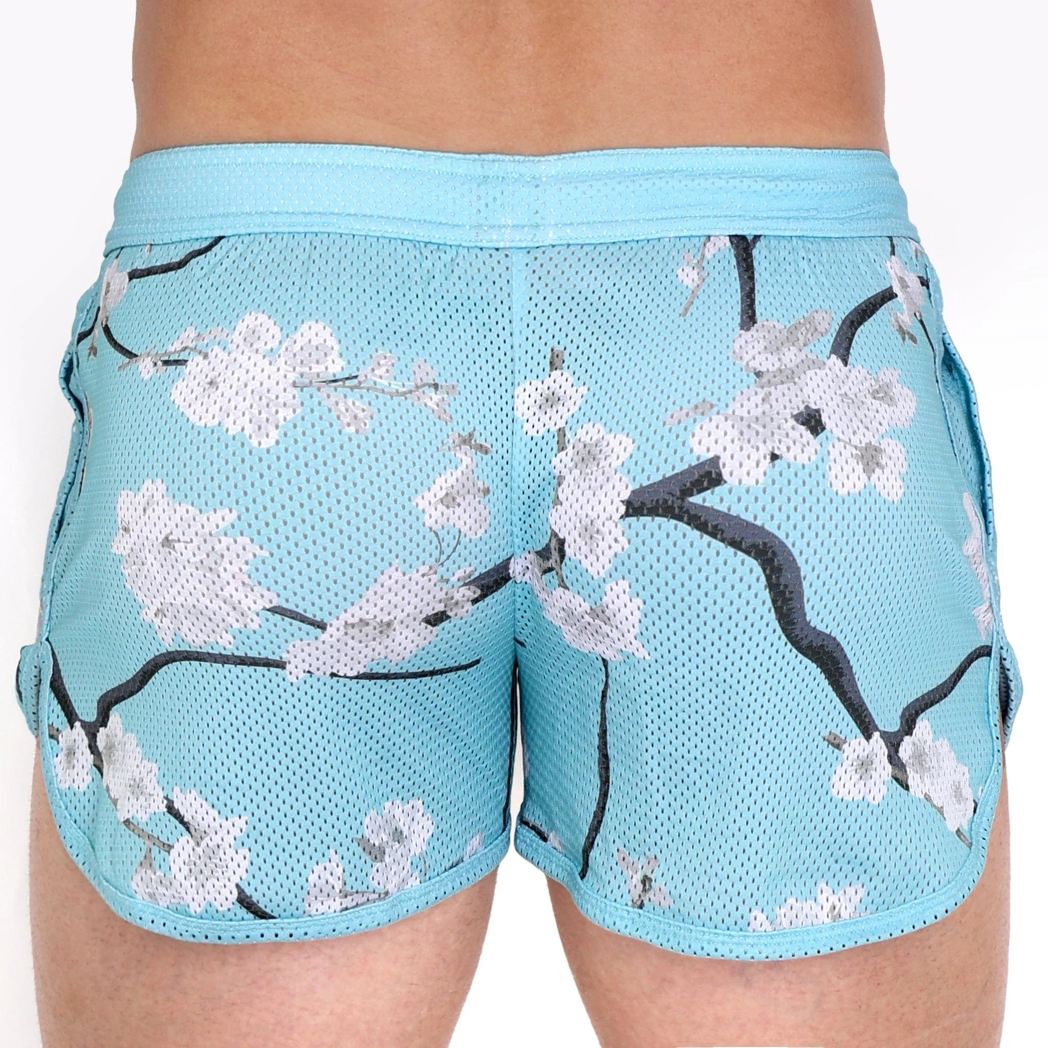 Cherry Blossom Mesh Short Sky - Image 3