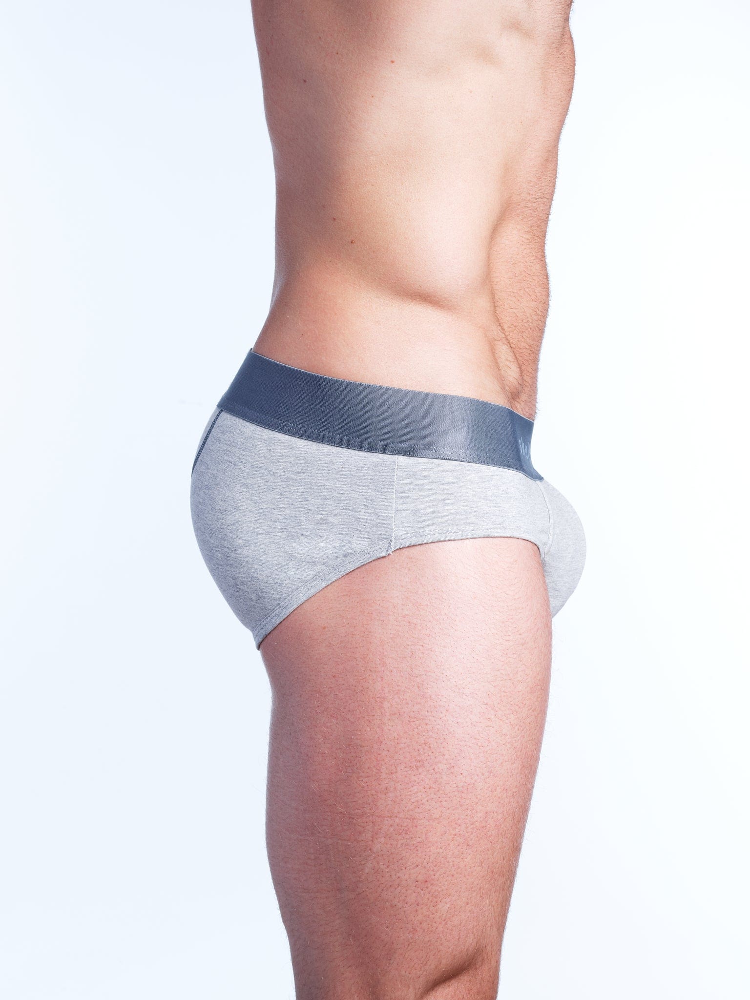 Just The Bones Brief Heather Grey - Image 3