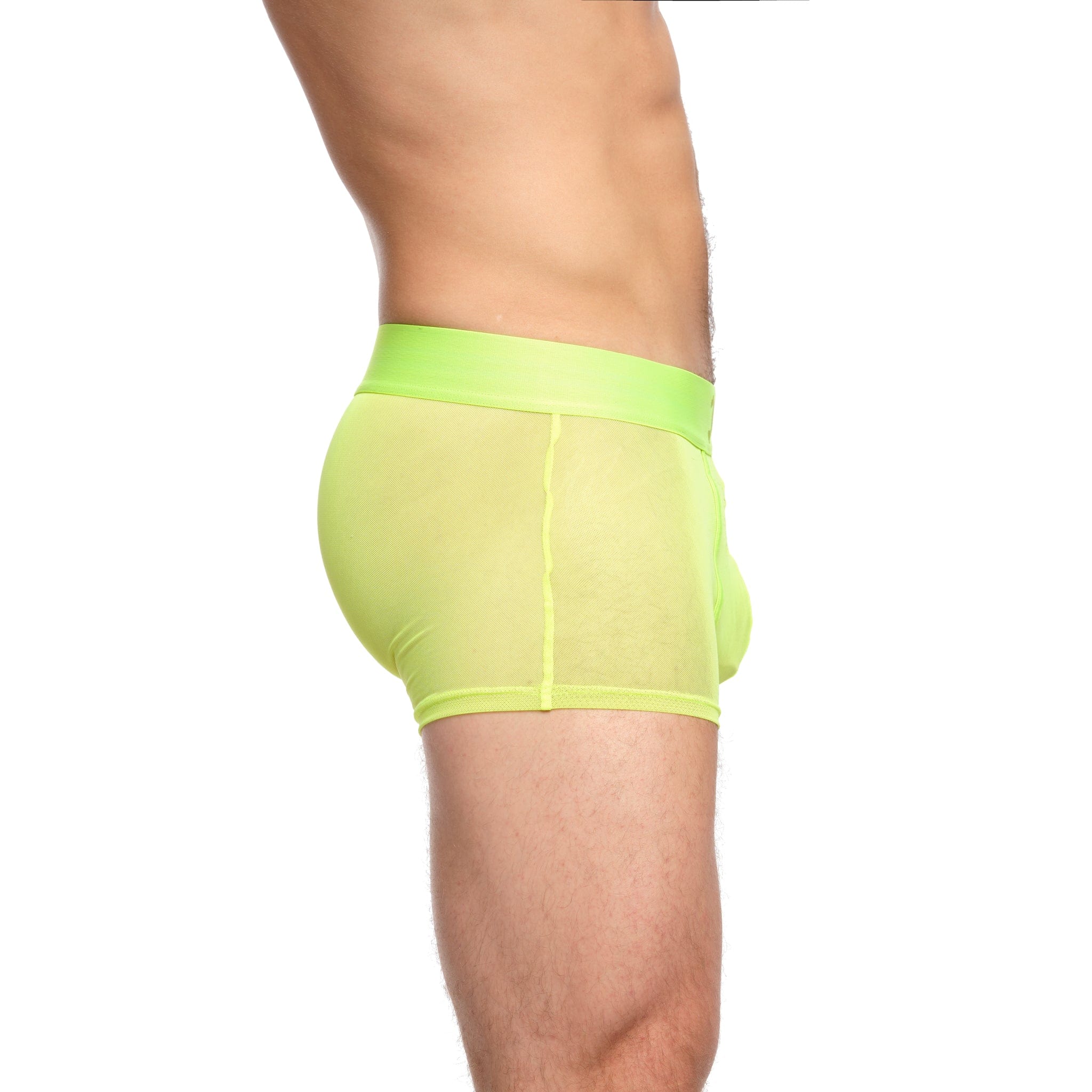 Just The Bones Sheer Trunk Neon Green - Image 3
