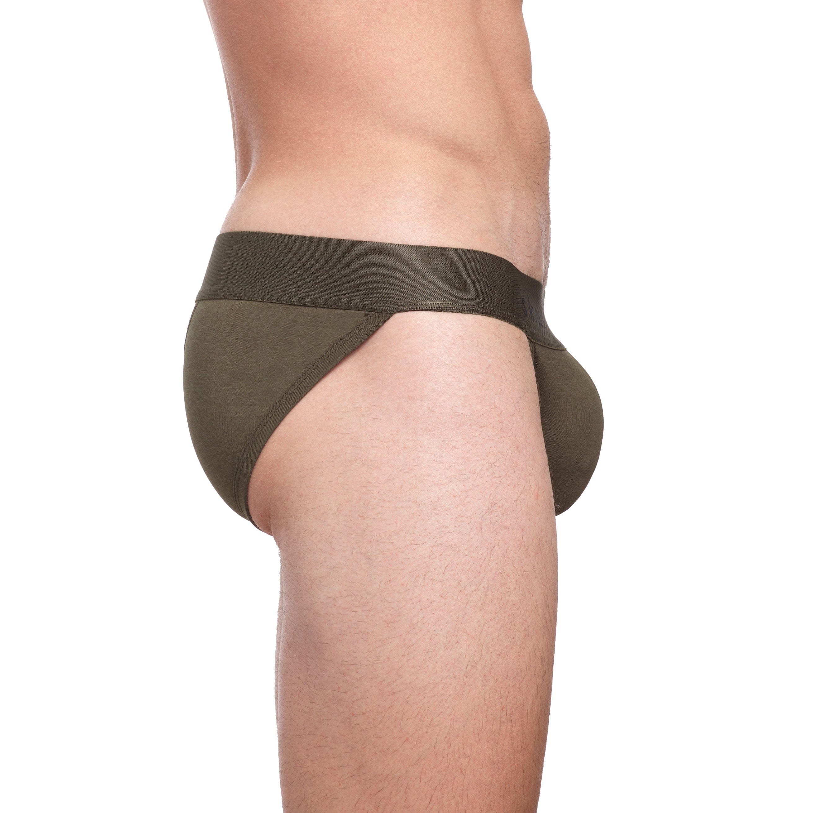 Just the Bones Sport Brief Army Green - Image 3