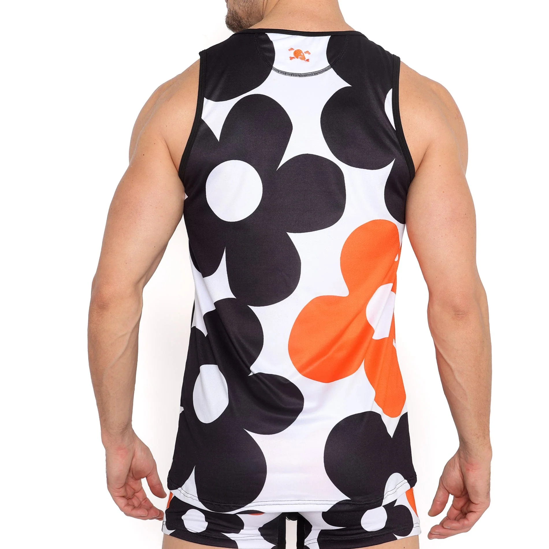 Large Graphic Floral Tank - Image 3