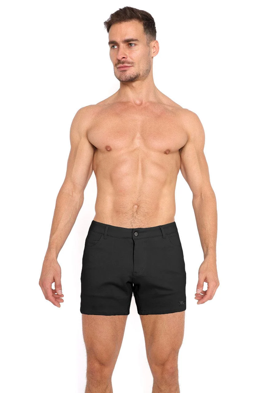 Logo Knit Stretch Short Black - Image 4