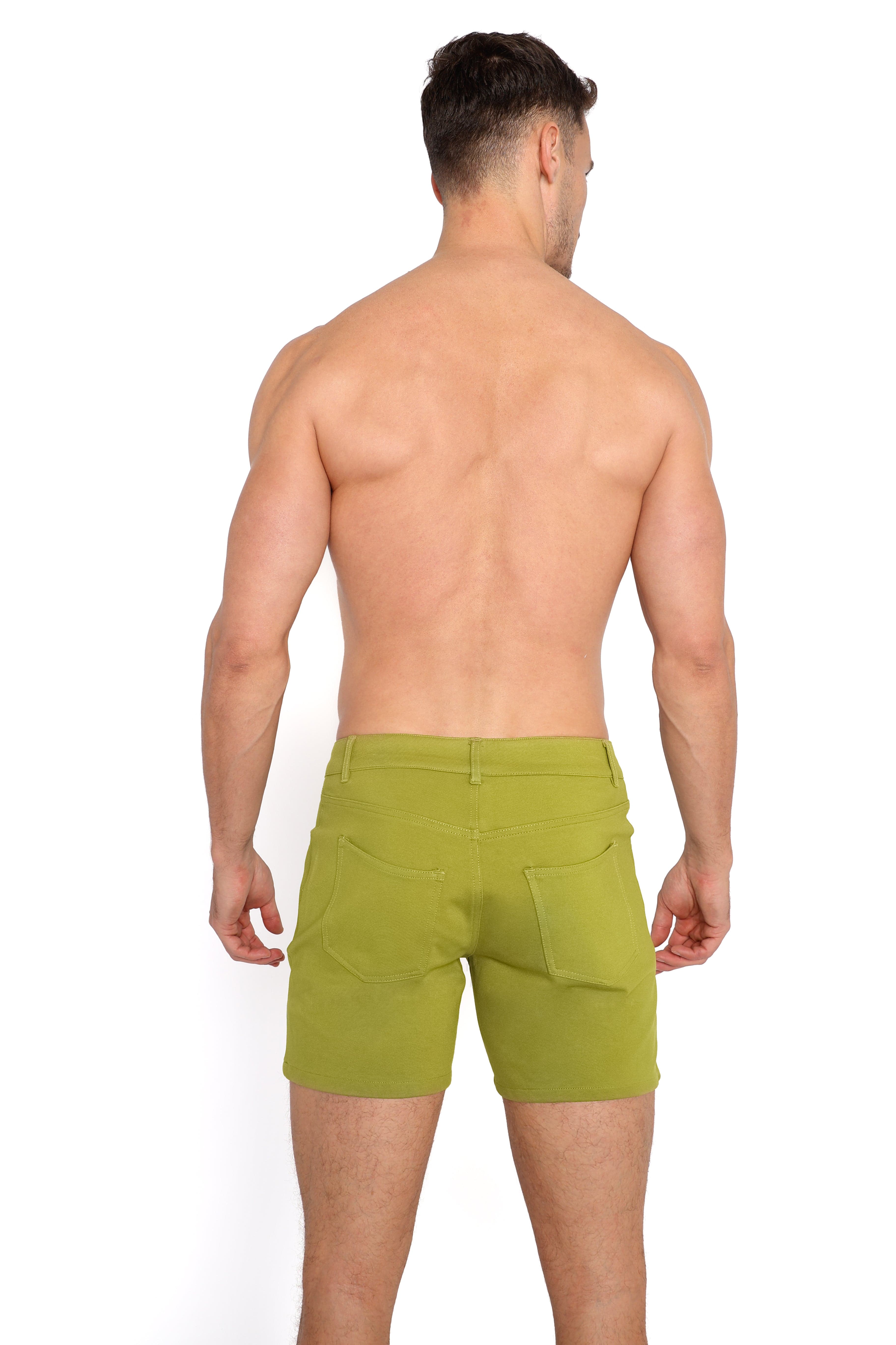 Logo Knit Stretch Short Green - Image 9