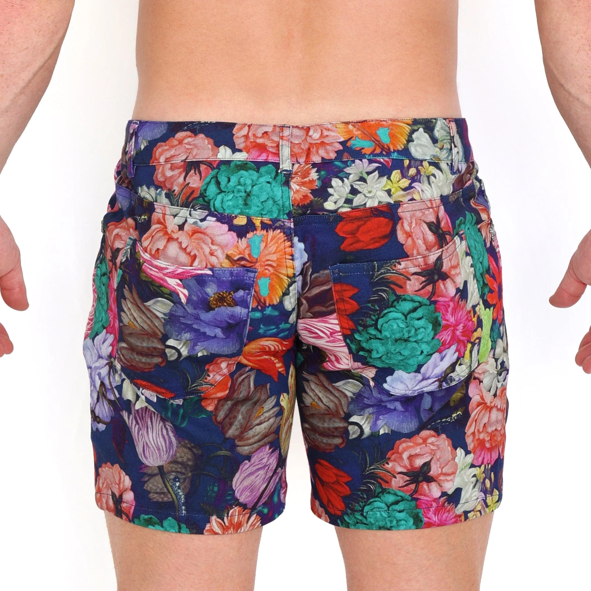 New Floral Bouquet Knit Short - Image 3