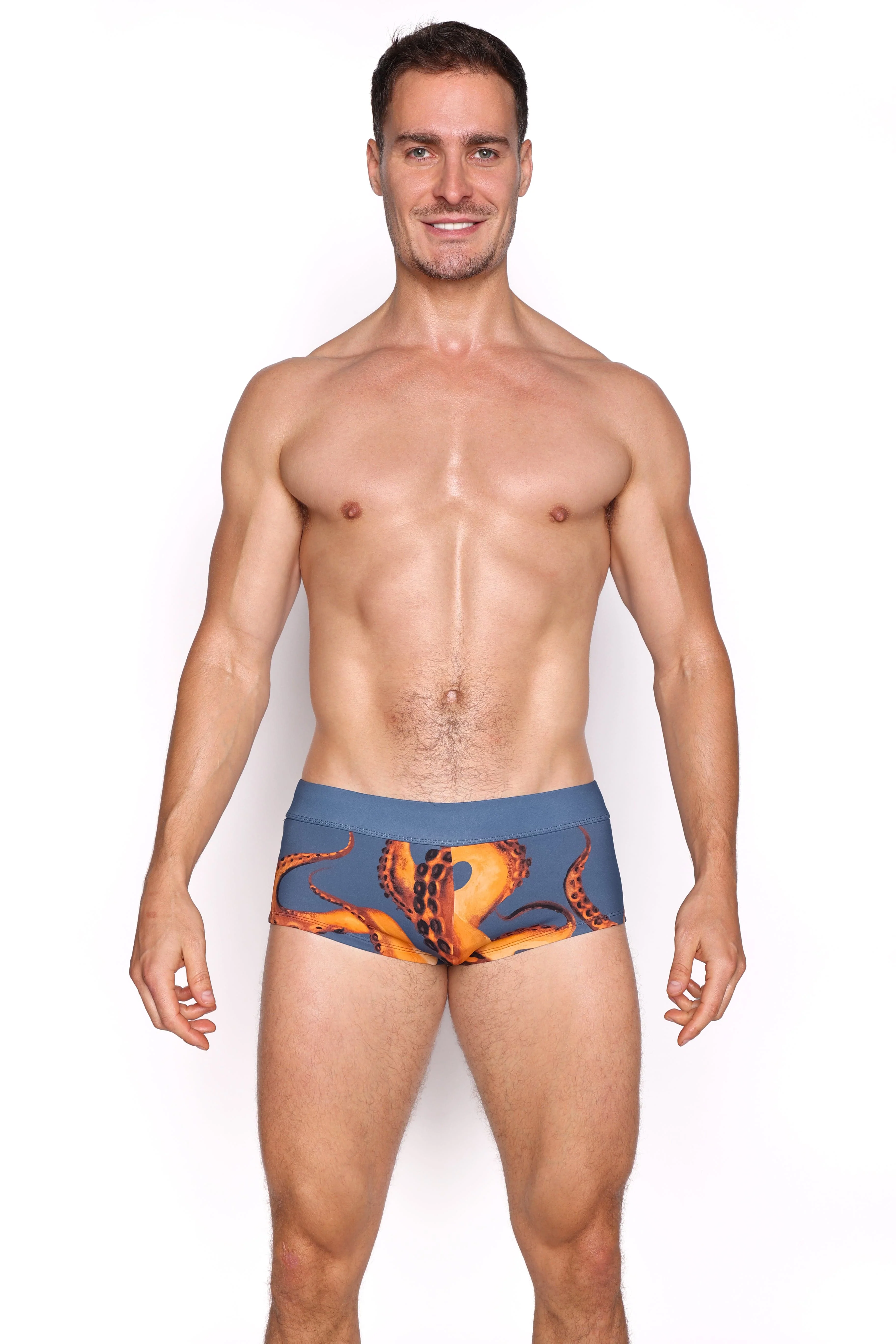 Octopus Blue Swim Trunk - Image 4