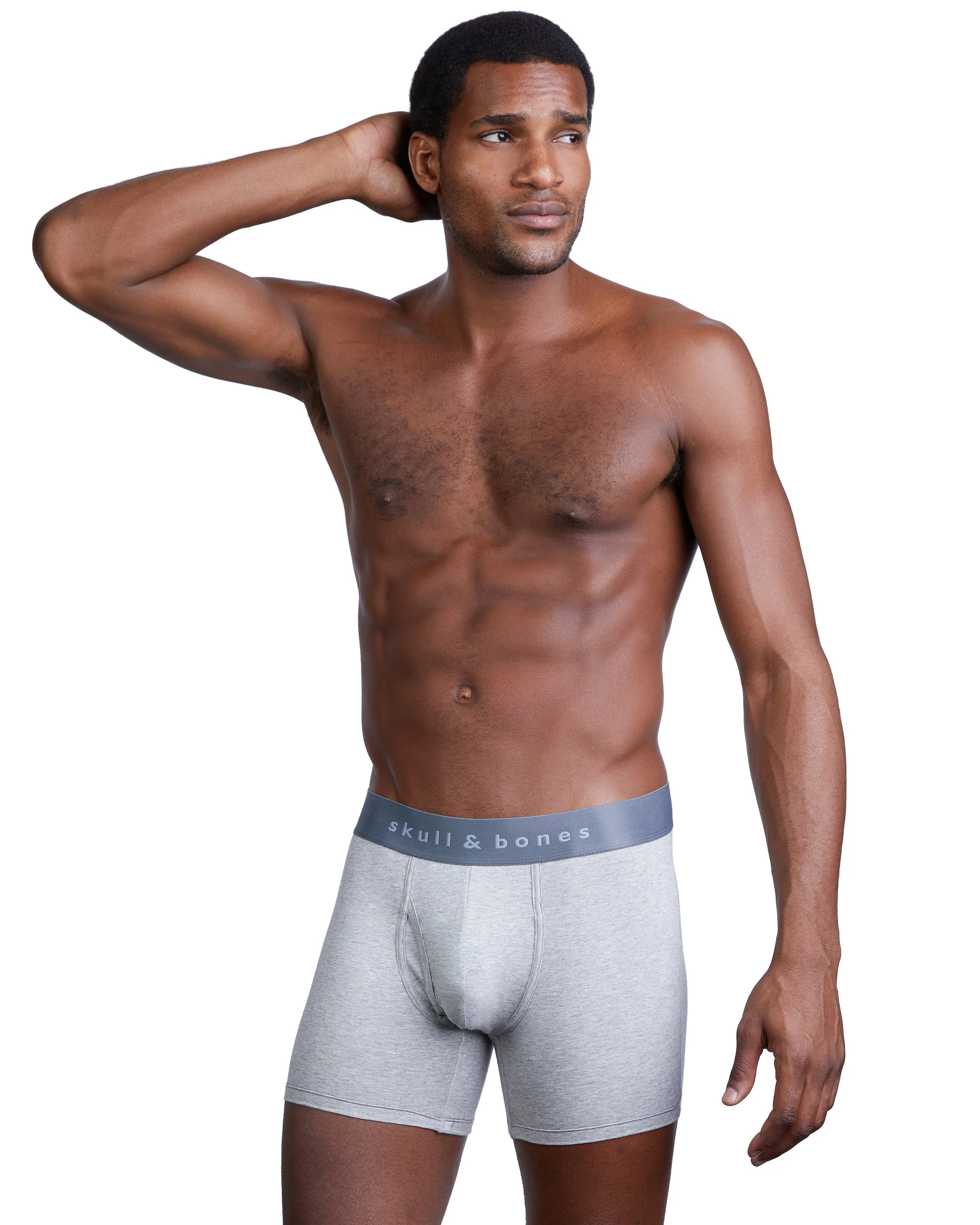 Just the Bones Boxer Brief Grey - Image 4