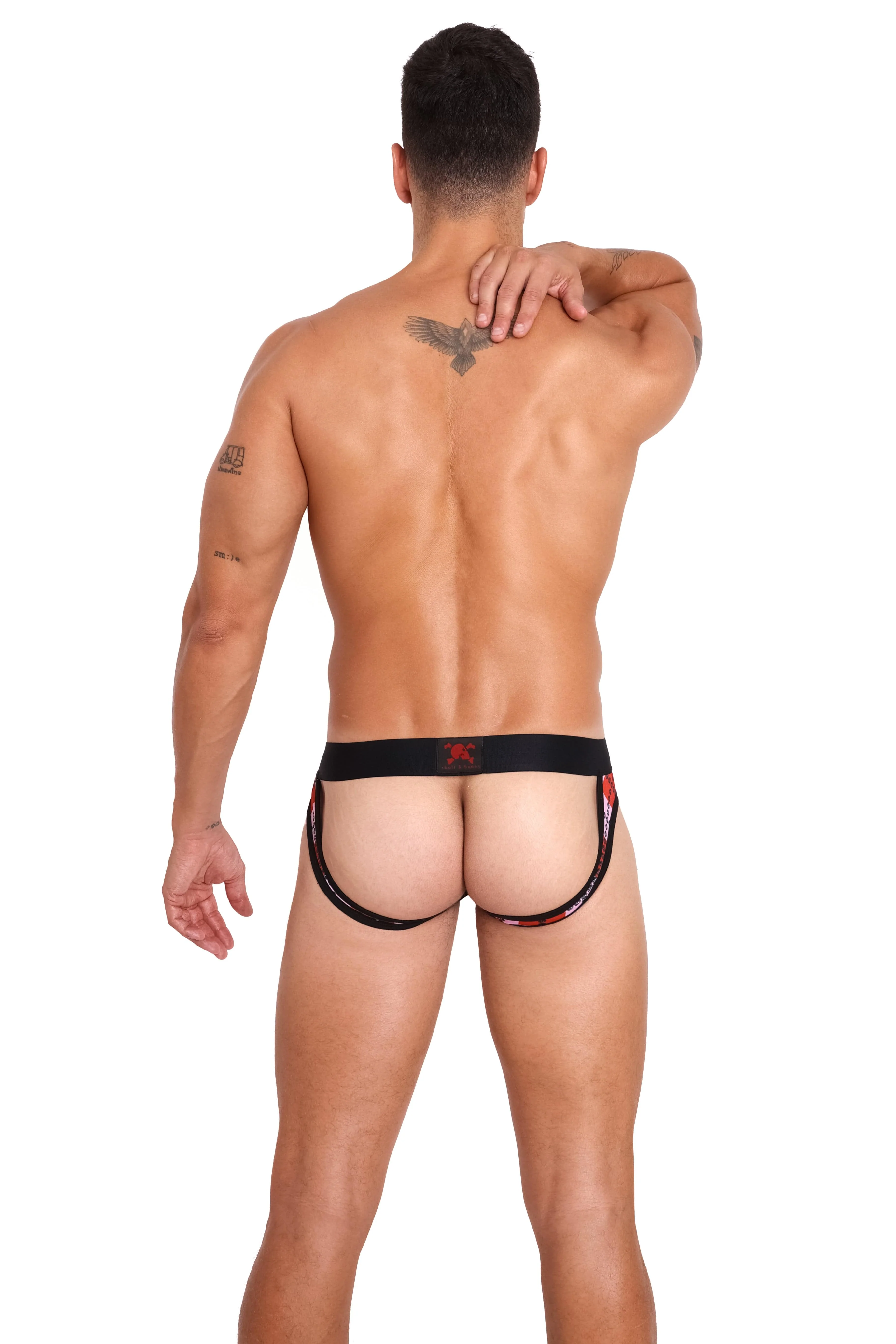 Skull Argyle Y Jock Red - Image 6