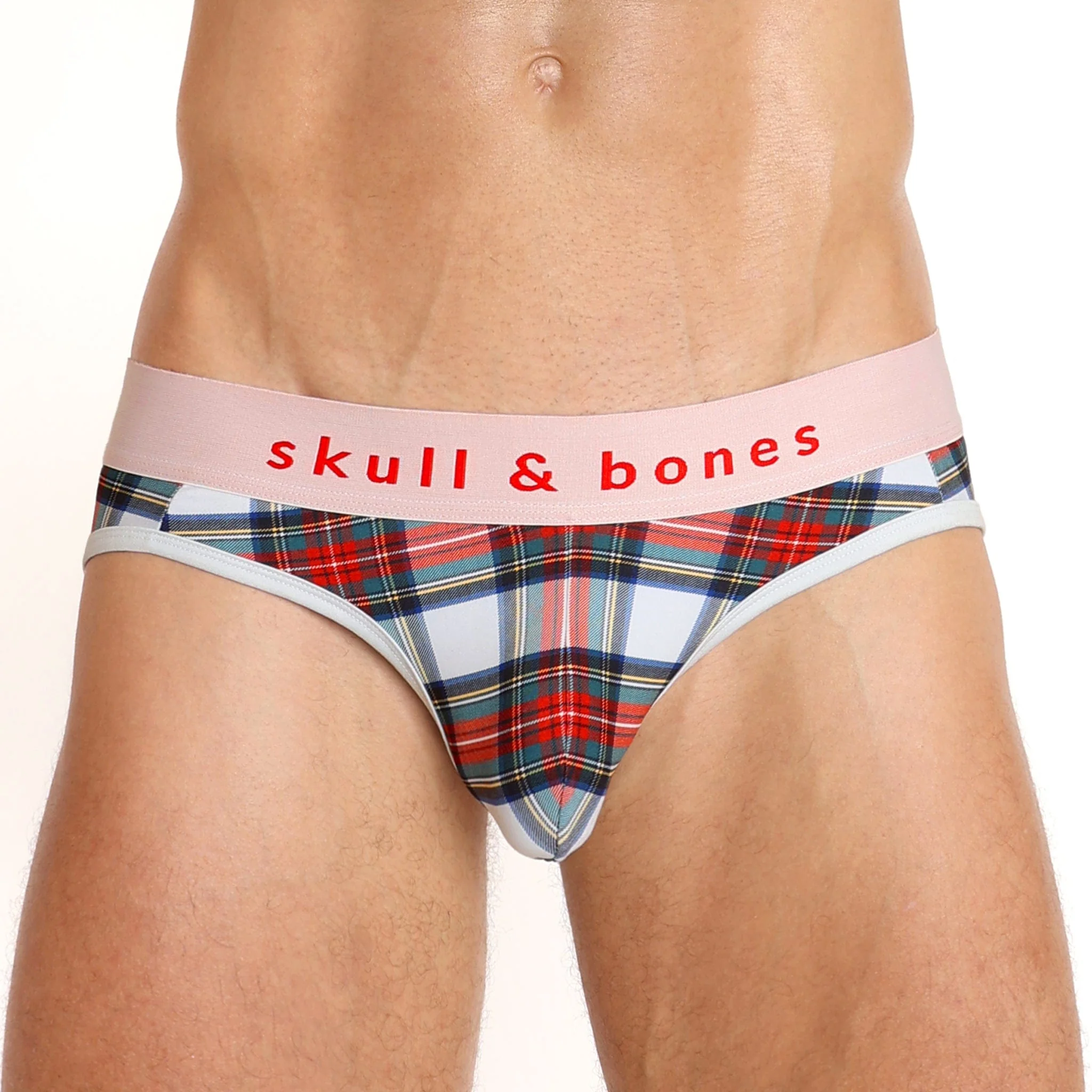Tartan Plaid Y Jock White - Image 3